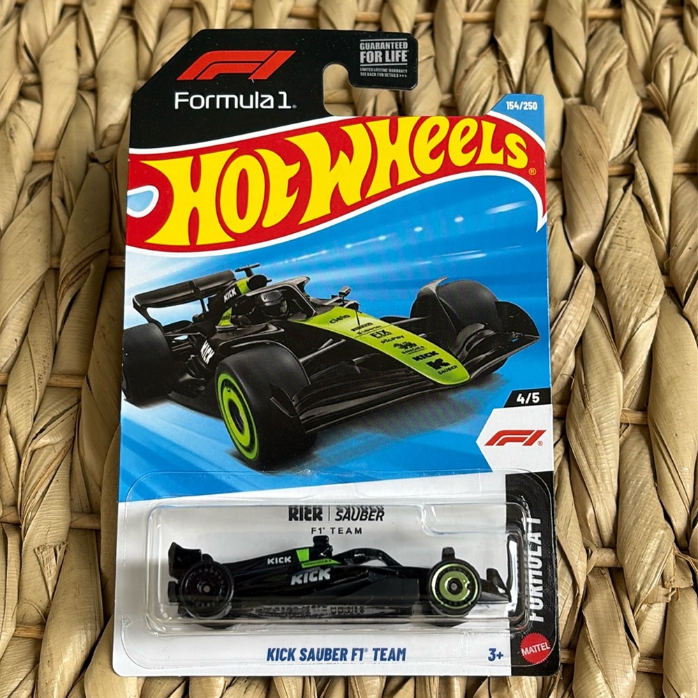 Hot Wheels Kick Sauber F1 Team Formula 1 Race Car Black Hotwheels Racing 🆕 2026